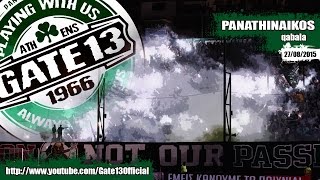 PANATHINAIKOS  qabala 27082015  Gate13gr [upl. by Drwde]