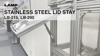 FEATURE Learn More About our STAINLESS STEEL LID STAY LB215 LB290  Sugatsune Global [upl. by Tandi]