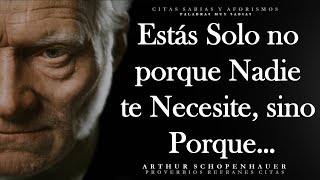 Poderosos dichos y aforismos de Arthur Schopenhauer  pensamientos sabios [upl. by Carver]