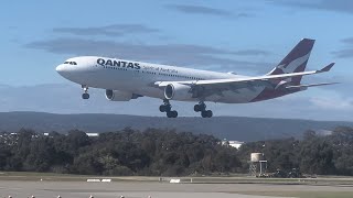 Qantas QF769 Landing Perth Airport [upl. by Ydisahc]