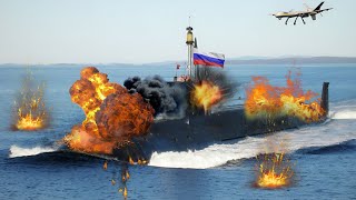 BIG LOSS Russian Submarine BELGOROD Successfully Destroyed by US Military Arma 3 [upl. by Clementius]