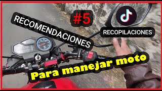 ✅¡Como manejar MOTO estándar desde cero FÁCIL por primera vez recopilación 🏍️ [upl. by Ahtiek62]