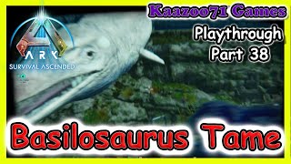 Taming a Basilosaurus Ark Survival Ascended 💥 EP 38 [upl. by Eyks]