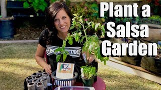 How to Plant a Salsa Garden  Starting Seeds Indoors for Tomatoes Peppers Onions and Cilantro [upl. by Benco246]