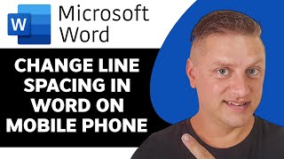 How To Change Line Spacing In MS Word On Mobile Phone  Word Tutorial 2024 [upl. by Niowtna]