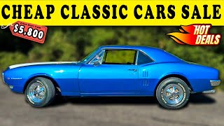 Rare Finds Unveiled 15 Classic Cars Selling Incredibly Cheap Today [upl. by Corby]