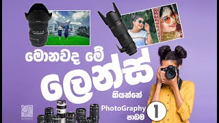 Explain What DSLR Camera And Lens Are  Sinhala  Tutorial 1 [upl. by Aydne]