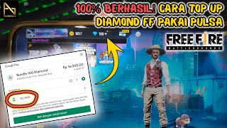 CARA TOP UP DI FREE FIRE PAKAI PULSA 2024  BELI DIAMOND FF [upl. by Aileahcim]