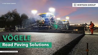 Vögele Road Paving Solutions [upl. by Yarrum]