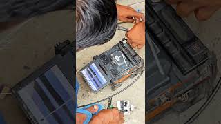 How to repair fibre optic cables fibreoptics expertwork [upl. by Bekaj923]