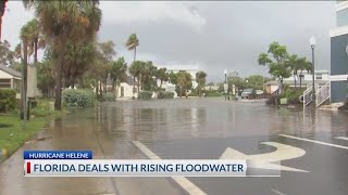 Florida deals with rising floodwater [upl. by Charry]