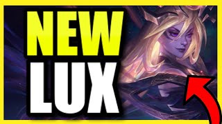 NEW SKIN THIS IS HOW YOU PLAY LUX SUPPORT IN SEASON 10 DARK COSMIC LUX IS AMAZING [upl. by Andi]