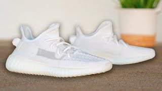 Adidas YEEZY BOOST 350 V2 BONE Review [upl. by Dreddy989]