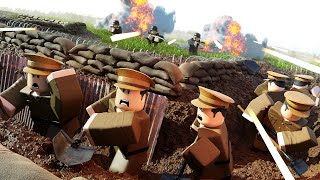 Biggest Ever ROBLOX WW1 Trench Warfare Simulation in Roblox Trench War [upl. by Oxford]