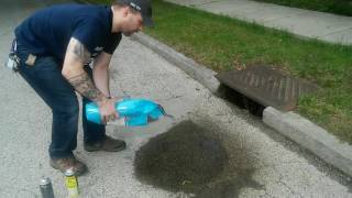 How to Remove Dried Automotive Oil Stains on Driveway Concrete or Bricks [upl. by Cecilia]