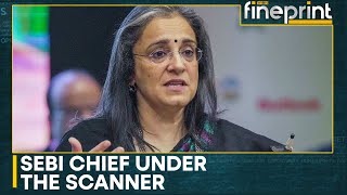 SEBI chiefs income from ICICI under scrutiny  World News  WION Fineprint [upl. by Adanar]