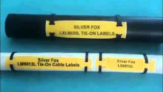 Laser Printer TieOn Cable Labels  Silverfox Cable Markers [upl. by Atnim405]