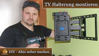 TV Wandhalterung montieren  Anleitung [upl. by Ardrey]