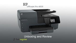 HP Officejet Pro 6830 Unboxing and Review [upl. by Susumu]