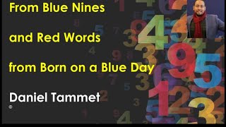 From Blue Nines and Red Words from Born on a Blue Day Daniel Tammet [upl. by Wehrle]