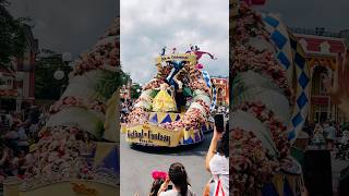 Disney iconic characters parade The Magic Kingdom disneyprincess waltdisneyworld orlando travel [upl. by Enid208]