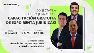 Webinars Gratuitos Expo jurídicas 2024 [upl. by Eiknarf191]