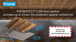 PROMATECTL500 floor system [upl. by Elrae]