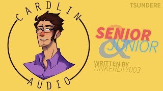 ASMR Voice  Senior and Junior M4F Tsundere Condescending Arrogant [upl. by Nosirrah]