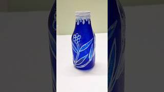 Bottle flower pot wastereuse potidea diycraft art homedecorideainbudget [upl. by Ecad603]