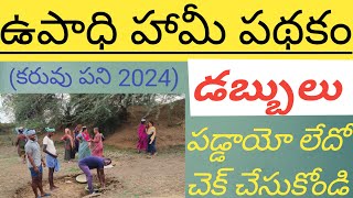 కరువు పని డబ్బులు ఎలా చెక్ చేసుకోవాలి 2024mgnrega payment details in Telugu [upl. by Shorter]