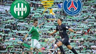 ASSE PSG Coupe de la Ligue 2015 fin [upl. by Acemahs]