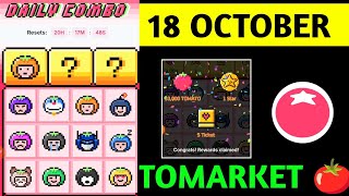 Tomarket Airdrop Daily Combo 18 October  Tomato Daily Combo Today  Tomarket daily combo card [upl. by Betsy228]