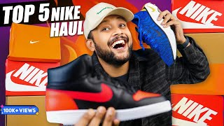 Top 5 Best Nike ShoesSneaker For Men 🔥 Nike Haul Review 2023  ONE CHANCE [upl. by Nodnil110]