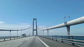 The Great Belt Bridge of Denmark [upl. by Dolly383]