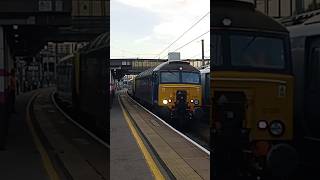 57305 drags 360102 through Bedford from Northampton Emd to Kettering Stabling Sidings 181024 [upl. by Fuchs]