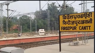 Rail electrification Ferozpurcantt railway stationतार कसने का काम हुआ शुरू। PF 1 to 5 all latest [upl. by Erasaec247]