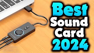 2024s Best USB External Sound Card  Top 5 Picks for Crystal Clear Audio [upl. by Nirret814]