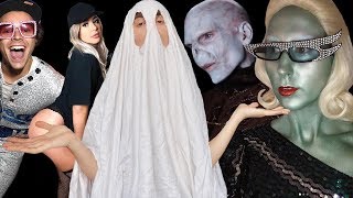 Reacting to Halloween Costumes 2018 Youtubers Celebrities amp My Subscribers [upl. by Thurstan537]