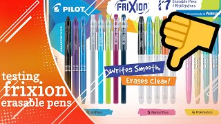 This Pen Will RUIN Your Projects  Pilot Frixion Gel Pen Review [upl. by Einalem]