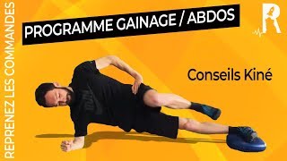 Gainage sportif  exercices statiques et dynamiques [upl. by Ibob]