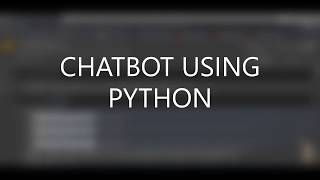 self learning chatbot using python [upl. by Nader]