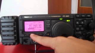 YAESU FT897D 1 [upl. by Notlek]