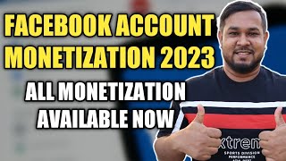 Facebook Account Monetization 2023  Facebook Profile Monetization  Professional Mode Monetization [upl. by Ennis]