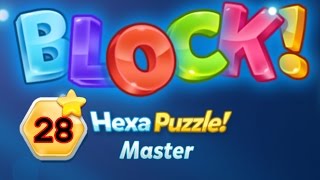 BLOCK Hexa Puzzle Master Level 28 Basic  Lösung Solution Walkthrough [upl. by Schumer340]