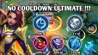 UNLIMITED SKILL ULTIMATE  ESMERALDA FULL ITEM BUILD COOLDOWN REDACTION  Mobile Legends [upl. by Nek]