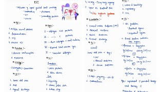 PELVIC INFLAMMATORY DISEASE PID NOTES  GYNECOLOGY  OBGY  ONE PAGE NOTES  4TH PROFF  MBBS [upl. by Arras]