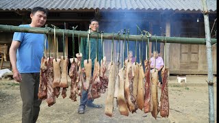 Pork to celebrate the uncles visiting Roberts family Green forest life [upl. by Yaakov]