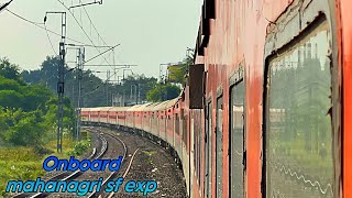 Onboard 22177  Mahanagari sf exp  Mumbai to Varanasi  Indian Railways  full journey [upl. by Ainoet667]