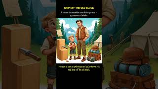 No 185 chip off the old block vocabulary english idioms [upl. by Kepner]