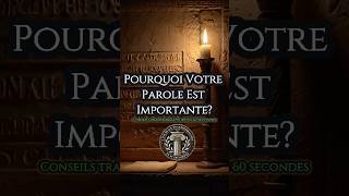 POURQUOI Votre PAROLI Est Importante Stoïcisme [upl. by Anabal880]